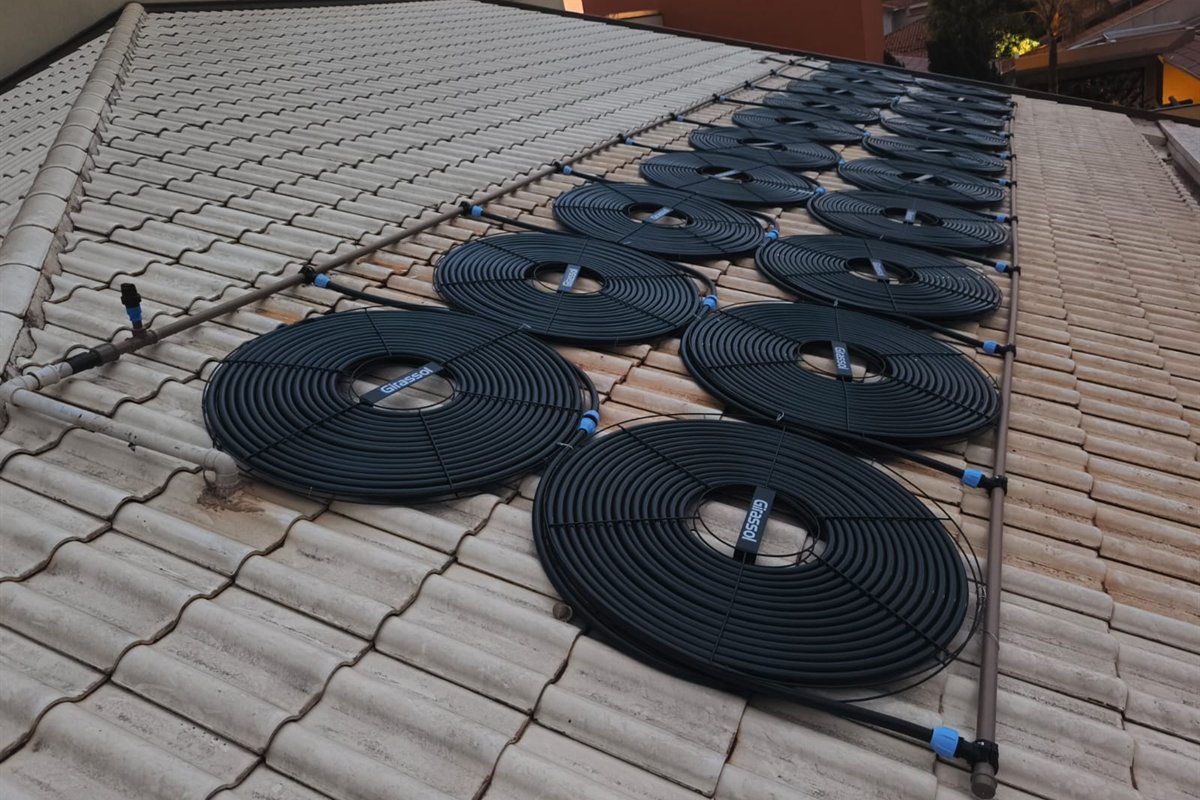 Aquecimento solar de piscina
